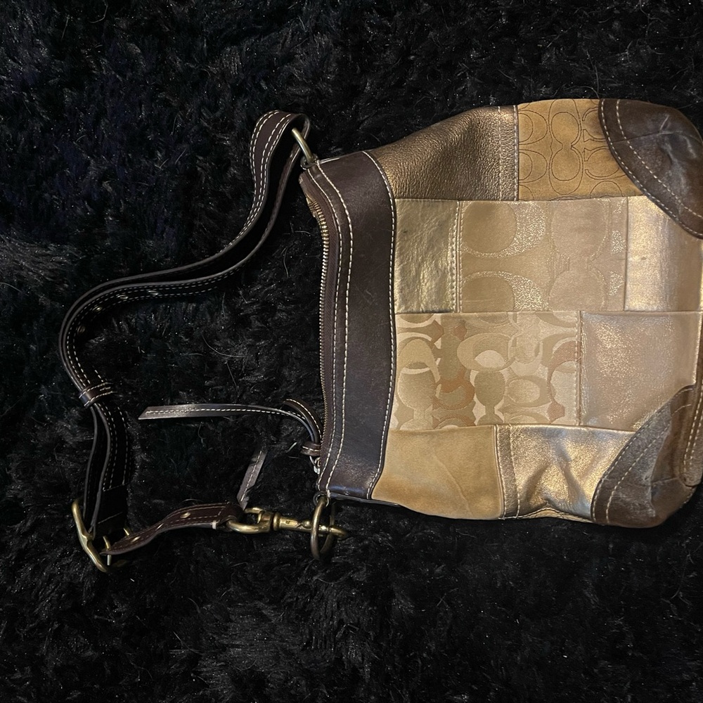 Coach Multicolor Patchwork Shoulder Bag - image 1